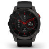 Garmin Epix (Gen 2) Sapphire Titanium 47mm Αδιάβροχο Smartwatch με Παλμογράφο (Black Titanium)