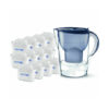 Brita Marella Cool Κανάτα Σερβιρίσματος Πλαστική Blue με 12 Ανταλλακτικά Φίλτρα Maxtra+ 2400ml