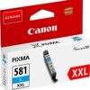 Canon CLI-581XXL Μελάνι Εκτυπωτή InkJet Κυανό (1995C001)