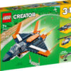 Lego 31126 Creator 3-in-1: Supersonic Jet για 7+ ετών