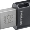 Samsung Fit Plus 64GB USB 3.1 Stick Μαύρο