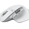Logitech MX Master 3S Ασύρματο Εργονομικό Bluetooth Ποντίκι Pale Gray