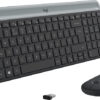 Logitech MK470 Ασύρματο Σετ Πληκτρολόγιο & Ποντίκι Αγγλικό US