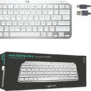Logitech MX Keys Mini Ασύρματο Bluetooth Πληκτρολόγιο Αγγλικό US Ασημί