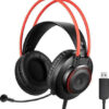 A4Tech G200S Over Ear Gaming Headset (USB) Black/Red