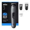 Braun AIO3500 Ξυριστική Μηχανή Σώματος / Προσώπου Επαναφορτιζόμενη
