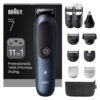 Braun All-in-one Series 7 Σετ Επαναφορτιζόμενης Κουρευτικής Μηχανής Μαύρο AIO7540