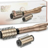Babyliss AS952E Big Hair Dual Κεραμική Ηλεκτρική Βούρτσα με Αέρα & Περιστρεφόμενη Κεφαλή για Ίσιωμα και Μπούκλες 650W