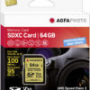 AgfaPhoto SDXC UHS I 64GB Professional High Speed