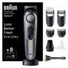 Braun Series 7 Trimmer Μηχανή Επαναφορτιζόμενη Black / Space Grey BT7420