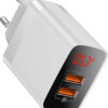 Baseus 2xUSB Wall Charger 18W White (Mirror Lake)