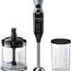 Bosch MSM67140 Ραβδομπλέντερ με Ανοξείδωτη Ράβδο 750W Μαύρο
