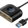 Baseus Square USB 3.0 Hub 4 Θυρών με σύνδεση USB-A CAHUB-AY01