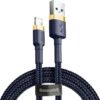 Baseus Cafule Braided USB to Lightning Cable Μπλε 2m (CALKLF-CV3)