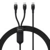 Baseus Flash Series II Καλώδιο USB-C male - USB-C male x2 1.5m (CASS060001)