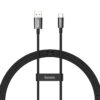 Baseus Superior USB 2.0 Cable USB-C male - USB-A male Μαύρο 1m (CAYS000901)