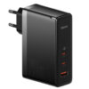 Baseus Φορτιστής Χωρίς Καλώδιο με Θύρα USB-A και 2 Θύρες USB-C 140W Power Delivery Μαύρος (GaN5 Pro) (CCGP100201)