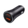 Baseus Φορτιστής Αυτοκινήτου Γκρι Golden Contactor με Θύρες: 2xUSB CGJM000013