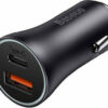 Baseus Φορτιστής Αυτοκινήτου Γκρι Golden Contactor με Θύρες: 1xUSB 1xType-C CGJM000113