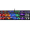 Motospeed CK107 Gaming Μηχανικό Πληκτρολόγιο με Outemu Red διακόπτες και RGB φωτισμό (Αγγλικό US)