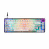 Motospeed CK69 Gaming Μηχανικό Πληκτρολόγιο με Gateron Red διακόπτες και RGB φωτισμό (Αγγλικό US) Λευκό