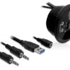 DeLock In-Desk Hub 3 Port USB 3.0