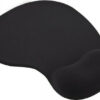 Esperanza Gel Mouse Pad 230mm με Στήριγμα καρπού Μαύρο