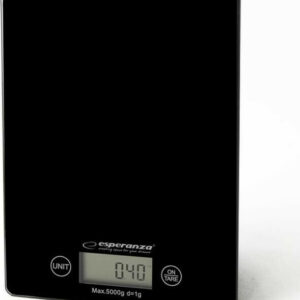 Esperanza EKS002K Lemon Ψηφιακή Ζυγαριά Κουζίνας έως 5kg Black