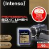 Intenso SDXC Card 64GB Class 10 UHS-I Professional