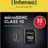 Intenso microSDHC 32GB Class 10 + SD Adapter