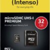Intenso microSDHC Card 32GB Class 10 Premium + SD Adapter