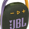 JBL Clip 4 Αδιάβροχο Ηχείο Bluetooth 5W με Διάρκεια Μπαταρίας έως 10 ώρες Χακί (JBLCLIP4GRN)
