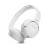 JBL Tune 670NC Ασύρματα/Ενσύρματα On Ear Ακουστικά με 70 ώρες Λειτουργίας και Quick Charge Λευκά JBLT670NCWHT