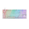 Motospeed K82 Gaming Μηχανικό Πληκτρολόγιο Tenkeyless με Outemu Red διακόπτες και RGB φωτισμό (Αγγλικό US) Λευκό