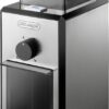 Delonghi KG89 Ηλεκτρικός Μύλος Καφέ 110W με Χωρητικότητα 120gr και 16 Επίπεδα Άλεσης Ασημί