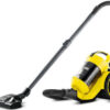 Karcher VC 3 Ηλεκτρική Σκούπα 700W με Κάδο 0.9lt Κίτρινη