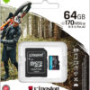 Kingston Canvas Go! Plus microSDXC 64GB Class 10 U3 V10 A2 + Adapter