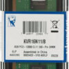 Kingston ValueRAM 8GB DDR3-1600MHz (KVR16N11/8)