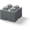 LEGO Storage Brick 4 Dark Grey