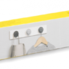 LEGO Wall Hanger Rack Black-LightGrey-Grey