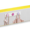 LEGO Wall Hanger Rack Pink-DarkPink-Lilac