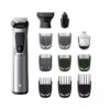 Philips Multigroom Series 7000 13 in 1 Σετ Επαναφορτιζόμενης Κουρευτικής Μηχανής Silver/Black MG7715/15
