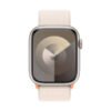 Apple Watch Series 9 MR983QF/A Aluminium 45mm Αδιάβροχο με Παλμογράφο (Starlight με Starlight Sport Loop)