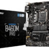 MSI B460M Pro Motherboard Micro ATX with Intel 1200 Socket