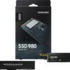 Samsung 980 SSD 500GB M.2 NVMe PCI Express 3.0 MZ-V8V500BW