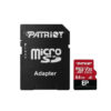 Patriot EP Series microSDXC 64GB Class 10 U3 V30 A1 UHS-I με αντάπτορα PEF64GEP31MCX