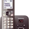 Panasonic KX-TG6821 Ασύρματο Τηλέφωνο με ανοιχτή ακρόαση Mocca Brown