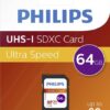 Philips SDXC Card 64GB Class 10 UHS-I U1