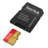 Sandisk Extreme microSDXC 512GB U3 V30 A2 UHS-I με αντάπτορα 190MB/s SDSQXAV-512G-GN6MA
