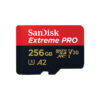 Sandisk Extreme Pro microSDXC 256GB U3 V30 A2 UHS-I με αντάπτορα SDSQXCD-256G-GN6MA